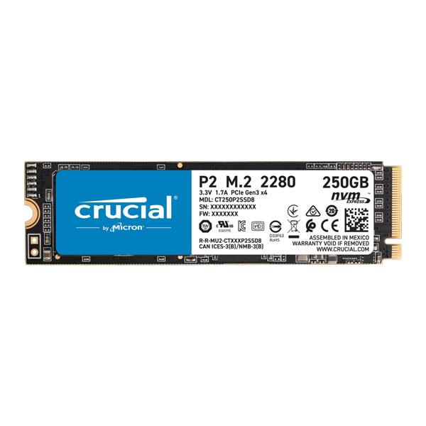 اس اس دی NVME کروشیال 250GB مدل P2 Crucial P2 NVME Internal SSD 250GB